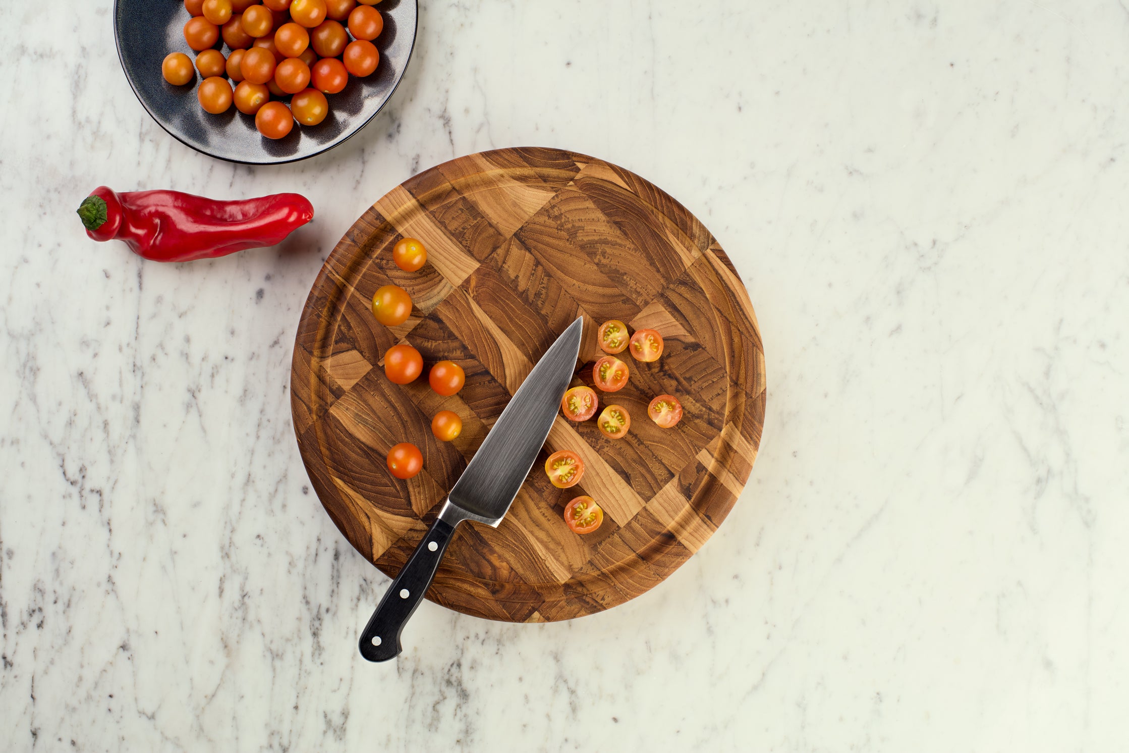 round butcher block