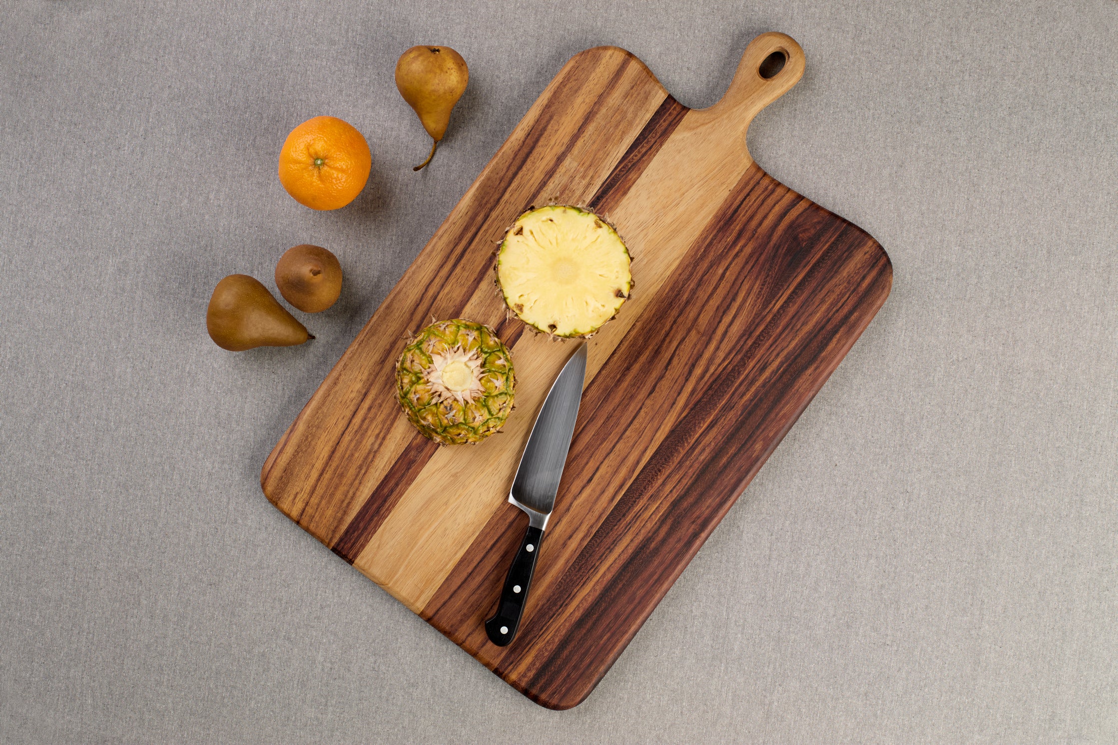 large serving board with handle