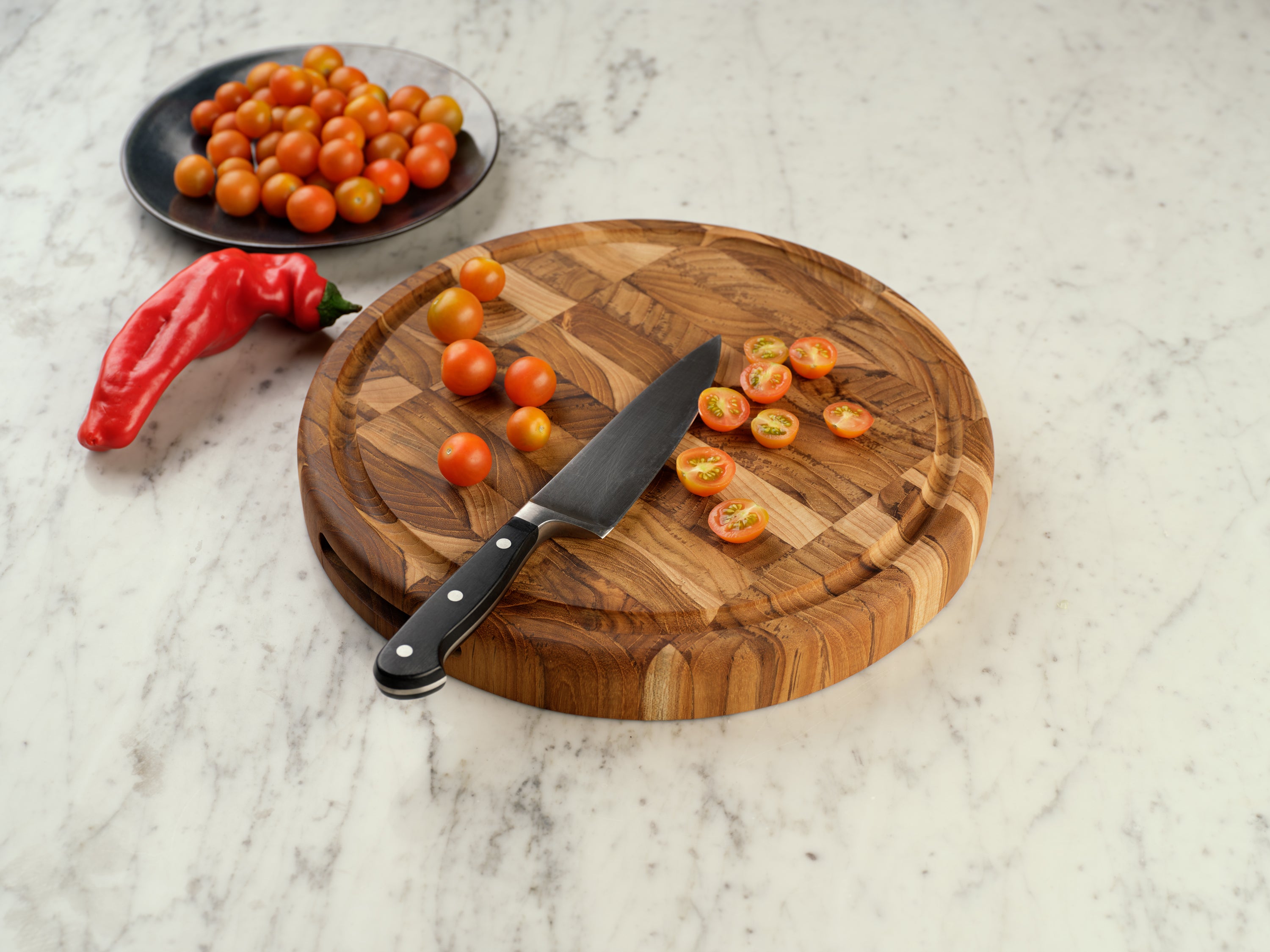 round butcher block